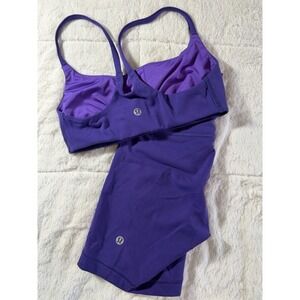 Lululemon Items Bundle Size 4 Square Dot Bikers And Top